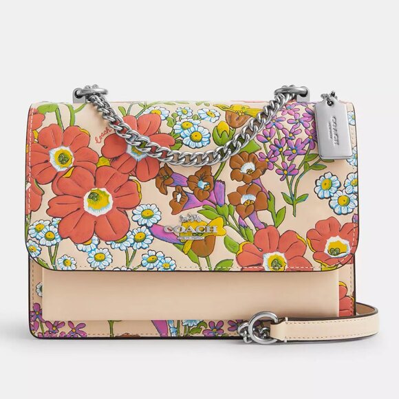 🌸 Coach Klare Crossbody Bag With Floral Print - Picture 1 of 16